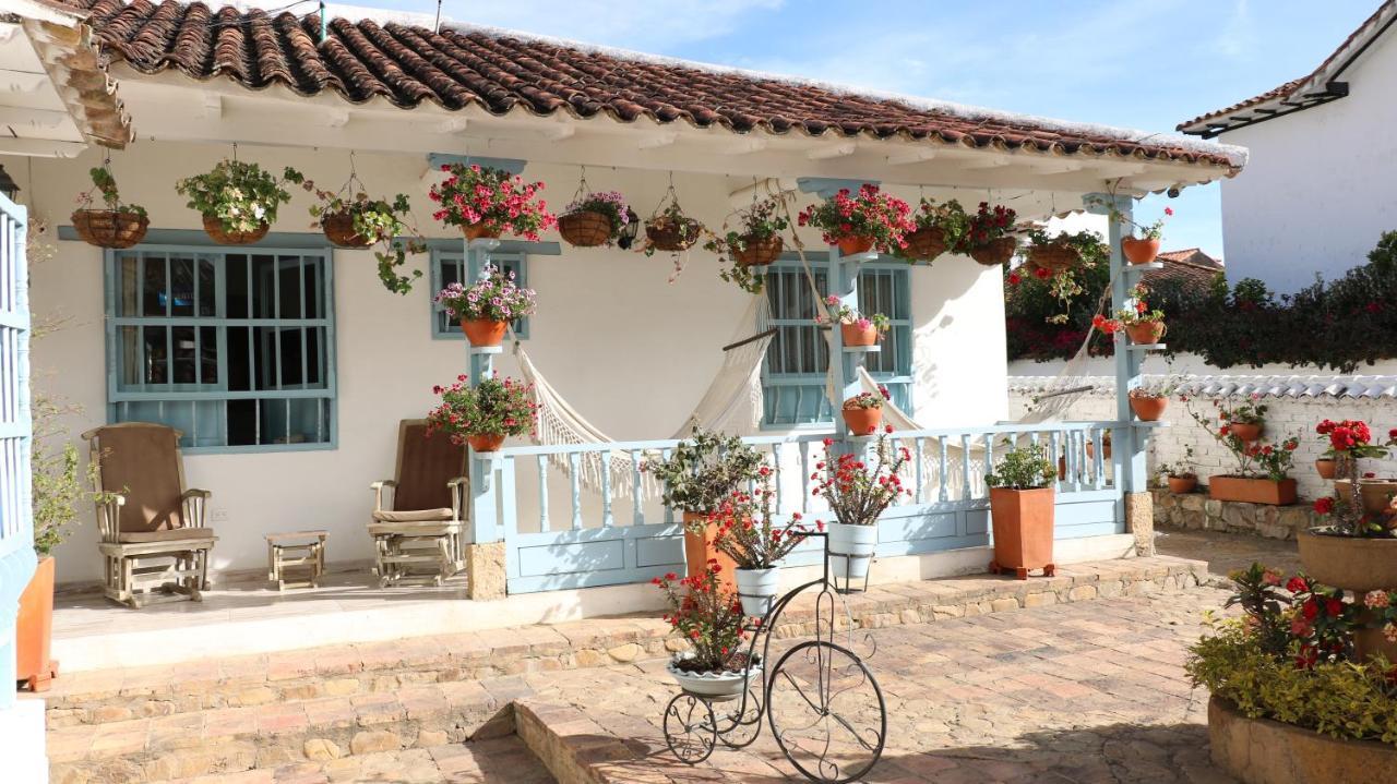 Casa Hotel Santa Helena Boutique 비야 데 레이바 외부 사진