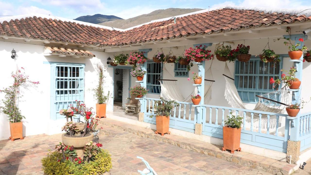 Casa Hotel Santa Helena Boutique 비야 데 레이바 외부 사진